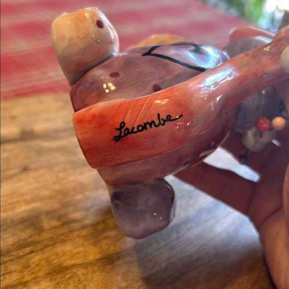 Vintage 2003 XO (Hugs and Kisses) FANCY Ceramic Kitty Cat Figurine Amy Lacombe - Picture 5 of 12